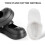 Plush Shoe Liners with Band Cover White Size 28-29 3