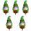 5Pièces Panneaux De Jardin St Patrick Multicolores Résistants 5