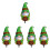 5Pièces Panneaux De Jardin St Patrick Multicolores Résistants 7