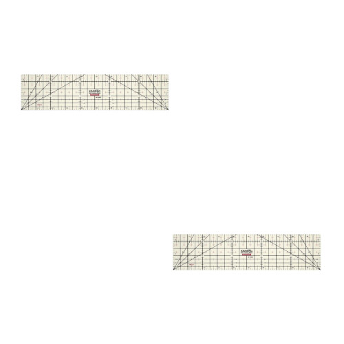 Hot Hemmer for Sewing Ironing Ruler Measuring Tool 2 Count 2