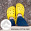 Plush Shoe Liners with Band Cover White Size 28-29 5