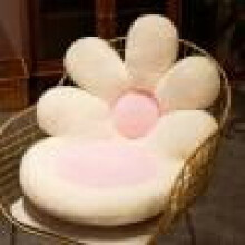 Coussin de siège en forme de fleur 50 x 50 cm, coussin de chaise moelleux pour bureau/chambre, soutien lombaire pour adultes et enfants