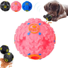 Pawcia Giggle Ball – Interaktiv matutmatande hundleksak med fnissljud, kompatibel med Pawcia hundboll (rosa, medium)