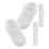 Plush Shoe Liners with Band Cover White Size 28-29 7