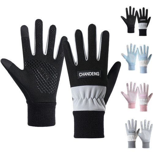 Women's Touchscreen Ski Gloves Thermal Windproof Warm Knit
