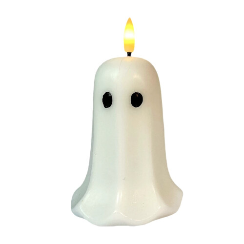 Συσκευασία 6 κεριών LED χωρίς φλόγα με θέμα το Halloween, Λειτουργούν με μπαταρία και