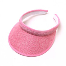 Cloth Covered Slip-On Visor for Women, Adjustable Cap Sports Sun Visors-Summer Wide Brim Sun Hats Womens Visors Hats Sun UV