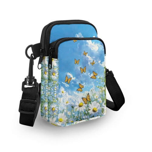 Αδιάβροχη τσάντα χιαστί Butterfly Small 4,33x1,97x7,09 ίντσες 2