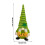 Green plush St. Patrick's Day doll with shamrock design 2
