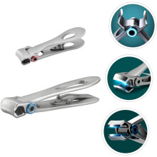 2pcs Nail Stainless Steel Pedicure Nail Tools Pedicure Kit NailTIFOR Manicure Nail Trimming Tools Foot Nail Clipper Nail Supplies Travel Metal