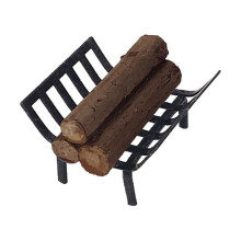 home toy—121 Play Furniture Rack for Dollhouse Miniature Firewood Storage Pretend Play Accessories for Kids Realistic Metal Build