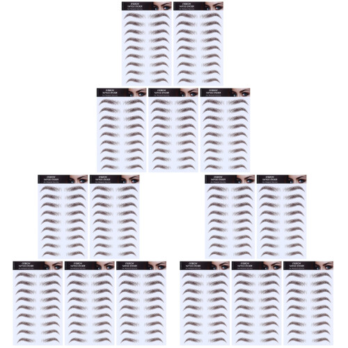 15St Eyebrow Transfer Stickers Voor Make-Up Look 1