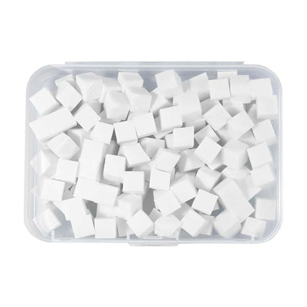 Nail Sponge, Nail Sponges for Ombre,Specialized Nail Gradient Effect Sponge - 100 Pieces with Stainless Steel Tweezers