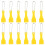 POPETPOP Scratching Tools Keychain Accessory Yellow 12Pcs 1
