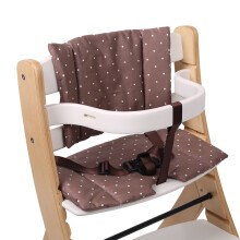 Cuscino per seggiolone in legno antiscivolo, facile da fissare, comodo cuscino per seduta, rivestimento traspirante per l'uso quotidiano.