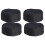 4St Zwarte Mesh Chef Cap Met Verstelbare Band Professionele 3