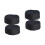 4St Zwarte Mesh Chef Cap Met Verstelbare Band Professionele 5