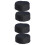 4St Zwarte Mesh Chef Cap Met Verstelbare Band Professionele 6