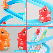 Scala da arrampicata Dino Pocket con scivolo – Tema anatra gialla, giocattolo interattivo educativo per bambini piccoli, compatibile con