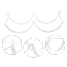 White Wall-Mounted Toilet Paper Holder Iron 4-Pack