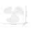 4St Witte Ventilatorbladen Plastic Voor Vloer- En Tafelfan 9