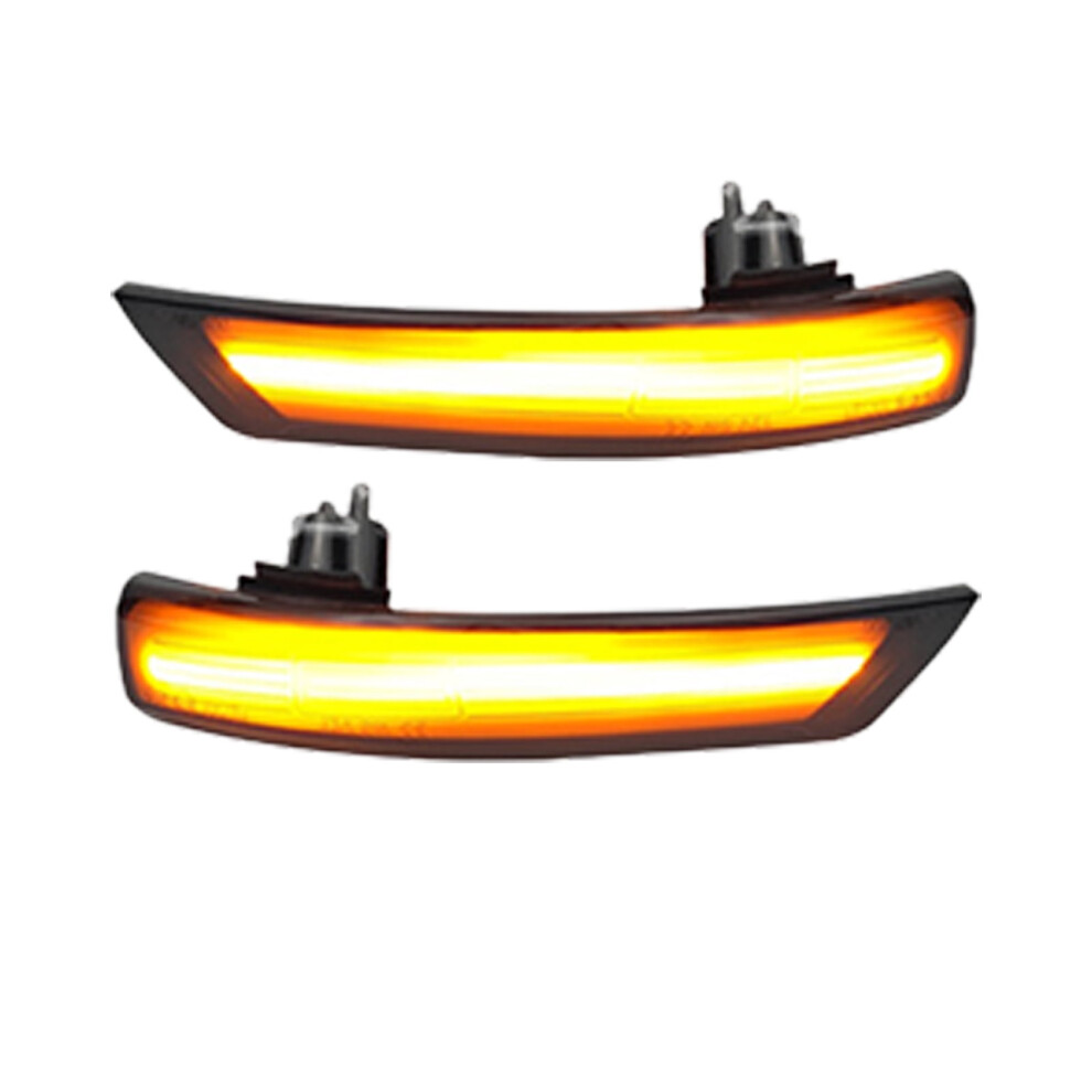 Led Side Mirror Turn Signal Lights, Compatible With Ford Focus Mk2/Mk3 & Mondeo Mk4, Left/Right Pair, Black 9399596260983