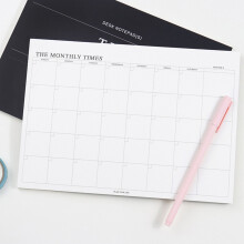 Blocco note settimanale/mensile B5 da 60 fogli con elenco delle cose da fare, agenda giornaliera a strappo (6,69x9,64”), compatibile con agende