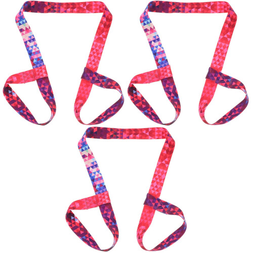 3Pièces Sangles De Transport Ski Multi Couleur Polyester Coton 1