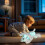Color-Changing Plush Puppy Night Light 13.8 inch 5
