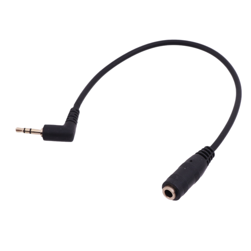 2.5Mm Male To 3.5Mm(1/8 Inch) Female Jack Stereo Adapter For Latest Smartphones Tablets Pcs Laptops Black 974856470112