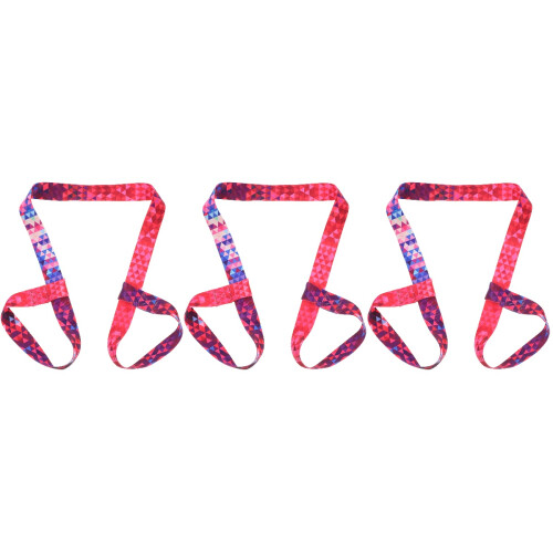 3Pièces Sangles De Transport Ski Multi Couleur Polyester Coton 2