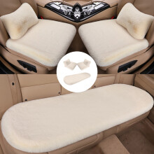 Coussin de siège auto moelleux – Protection douce, chaude et moelleuse pour sièges avant/arrière, taille universelle, compatible avec tous les