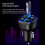 Car Adapter USB QC3.0 Fast Charging LED Display Bluetooth 4
