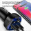 Car Adapter USB QC3.0 Fast Charging LED Display Bluetooth 8
