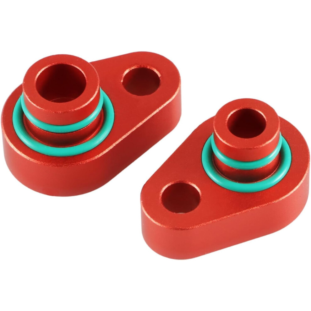 Alloy Rear A/C Block Off Kit Compatible With Ford Expedition/Explorer/Flex 2007Â2016 & Lincoln Mkt 2009Â2016 Red 974856472659