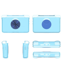 TPU-skyddsfodral för Pocket Flip2 – Stötsäkert, fallsäkert, kylande transparent fodral med bekvämt grepp, kompatibelt med Pocket Flip2