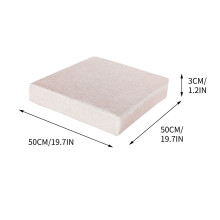 Cuscini per sedie da esterno 19,7"x19,7", antiscivolo, resistenti all'acqua, compatibili con sedie da giardino e da pranzo.