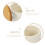 SILENRADAWN Sealing Ceramic Canister White 2Pcs 7