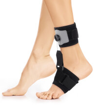 Dropvoetbrace met oprolmechanisme – Verstelbare AFO voor dorsiflexieondersteuning, compatibel met schoenen, voor supinatie-/plantarondersteuning,