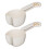 2Pcs Kitchen Cute Cat Shape Plastic Rice Measuring for Scooping Rice, Dry, Liquid Ingredient 1