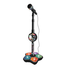 2026 Star Mic with Stand – Portable Karaoke Machine for Kids, Singing Toy & Music Player (Black)