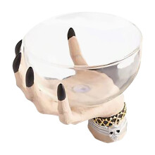 Resin Witch Hand Snack Bowl - Halloween Candy Holder, 15x10x10cm Spooky Decor, Durable Resin Material, Party Serving Tray for Treats & Snacks