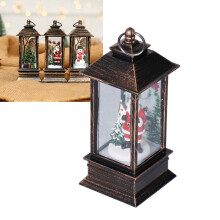 Mavis Laven Lighted Snow Globe Lantern, Christmas Water Lantern, Street Lamp Shaped – Compatible with Home/Party/Festival Decor