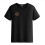 Constellation Embroidered Iron-On Patch Black Gold 3.15 in 3
