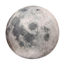 Realistic 3D Earth, Moon & Sun Round Pillow – Decorative Throw Pillow, Compatible with Earth Pattern Themes