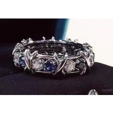 New Luxury Sparkling Zirconia Cross Ring for Women - Fashionable Simple Circle Design