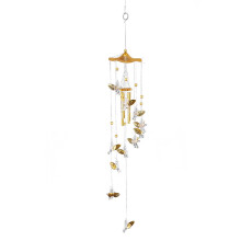 Angel Memorial Wind Chimes for Outside – Aluminum Alloy, 5-Tube, Compatible with Outdoor/Garden/Patio Decor