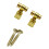 Roller String Retainers for Electric Guitars with Mounting 1