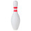 Kinderspaarpot, witte plastic bowlingfles, 1 stuk 4