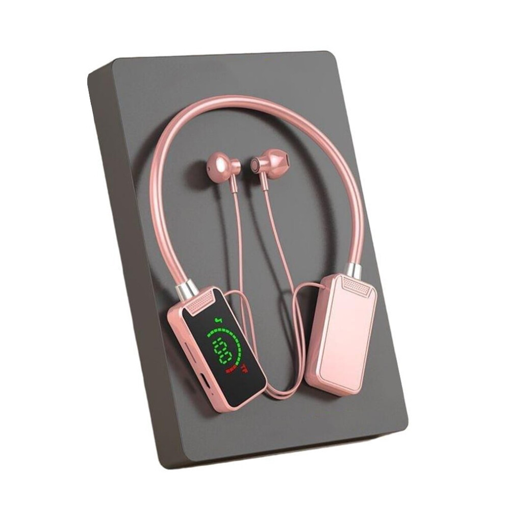 Bass Stereo Neckband Earphones Wireless Sound Card Live Streaming Broadcasting Headphones Hifi Sound Earbuds With Power Display By 9065194440903